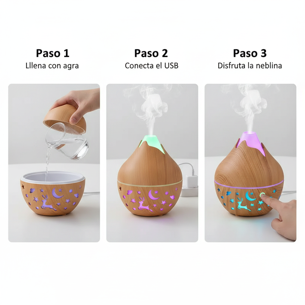 Cómo usar el humidificador